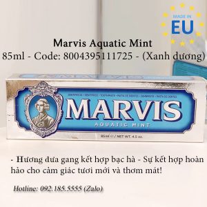 kem marvis xanh